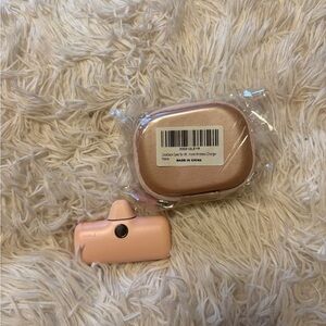IWALK Portable iPhone charger & case in pink